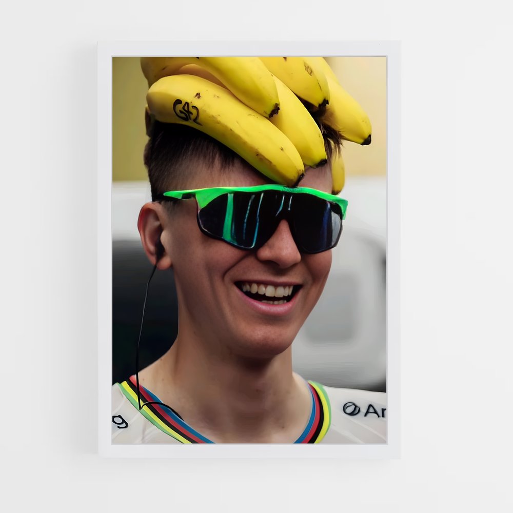 Poster Bananas on Head – affiche Cyclisme (vue 3)